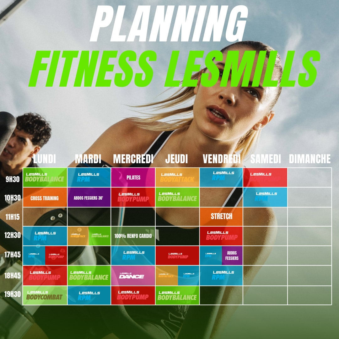 Planning Fitness LesMills