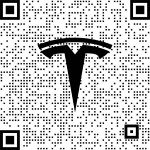 QR Code collaboration avec Tesla