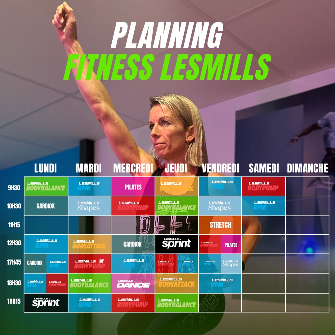 Planning Fitness LesMills