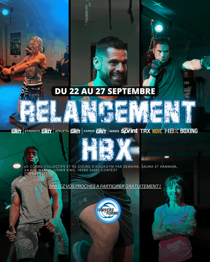 Relancement HBX du 22 au 27 septembre