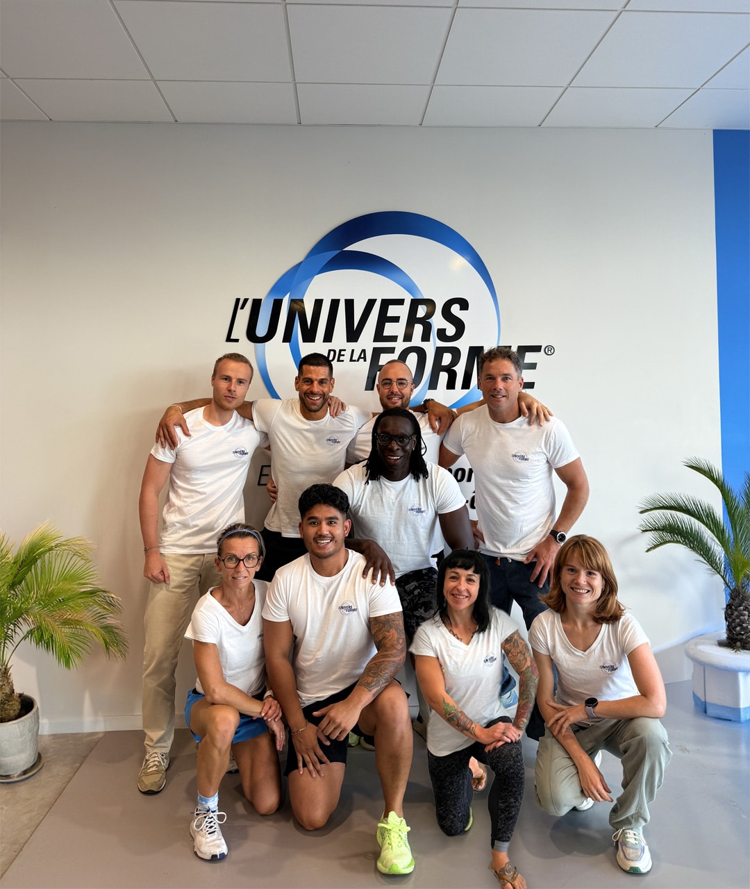 Toute l'équipe sportive, commercial et marketing