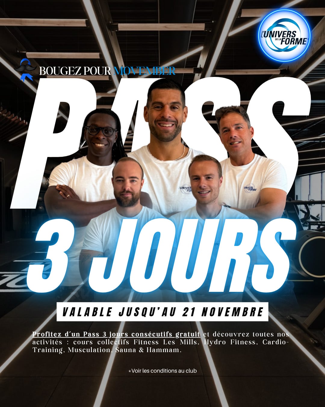 Pass 3 jours novembre 2025