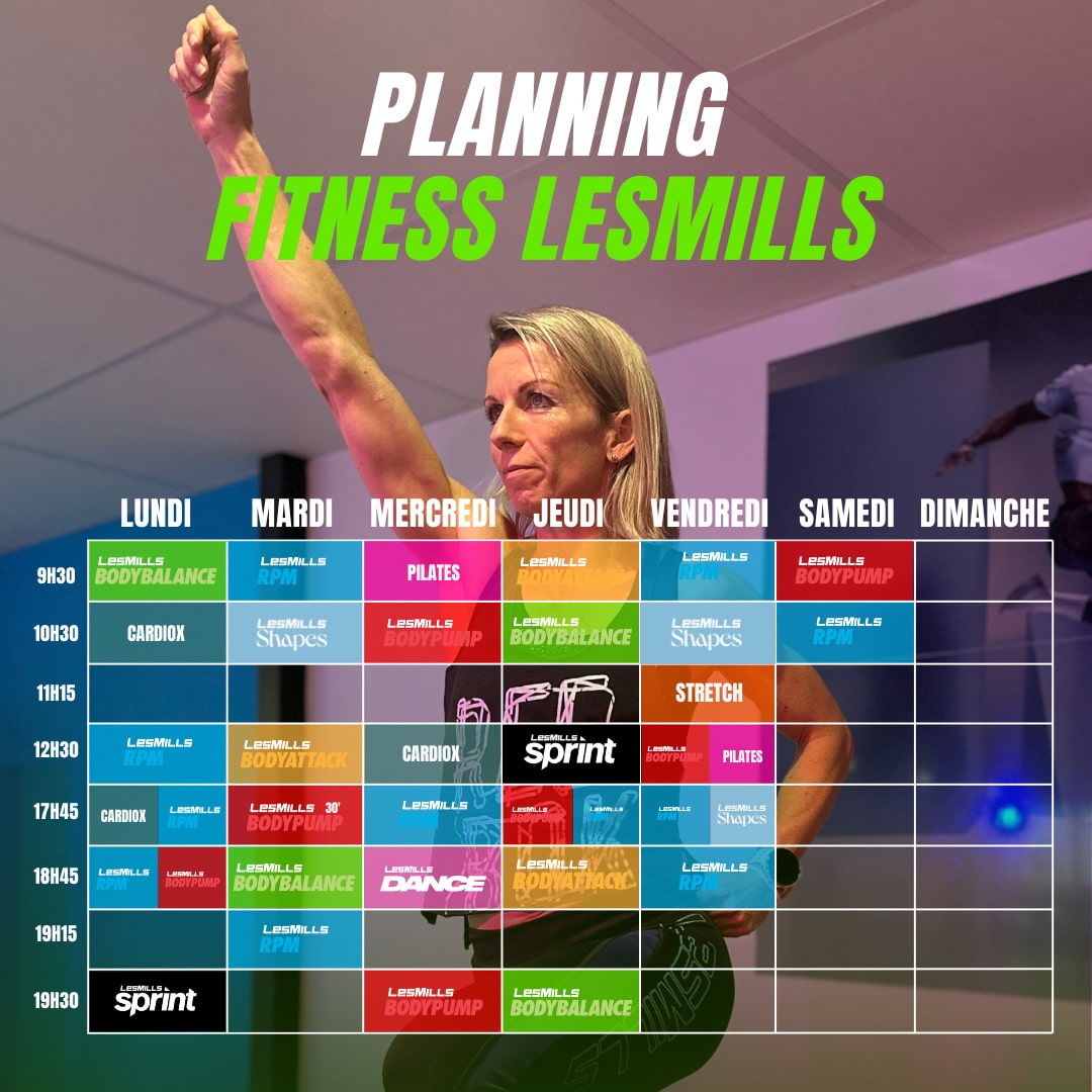 Planning Fitness LesMills