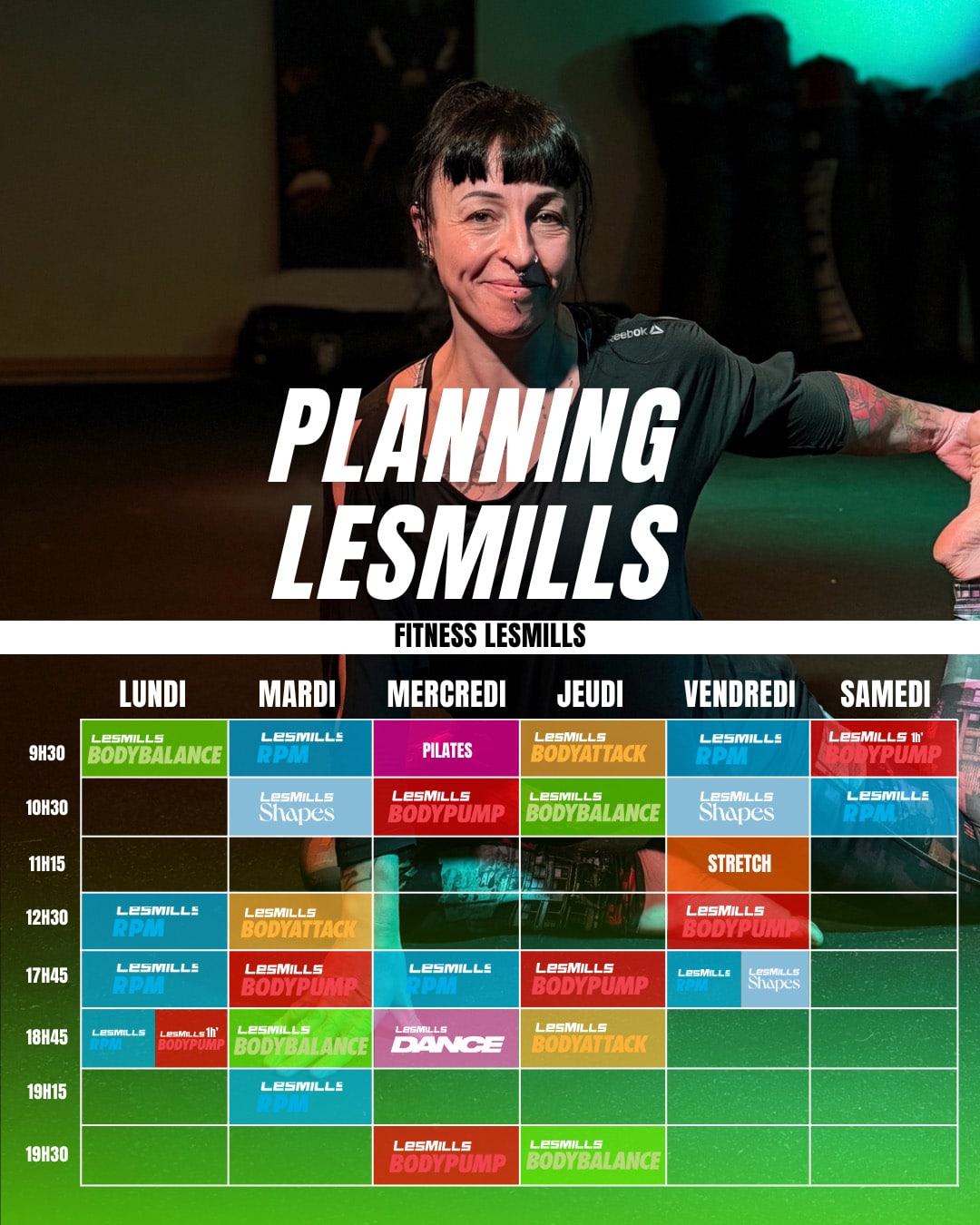 Planning Fitness LesMills