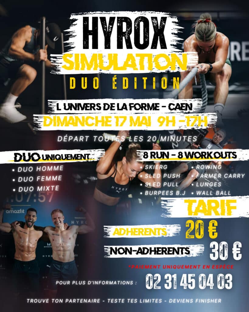Hyrox Simulation Duo Édition le 17 mai 2026