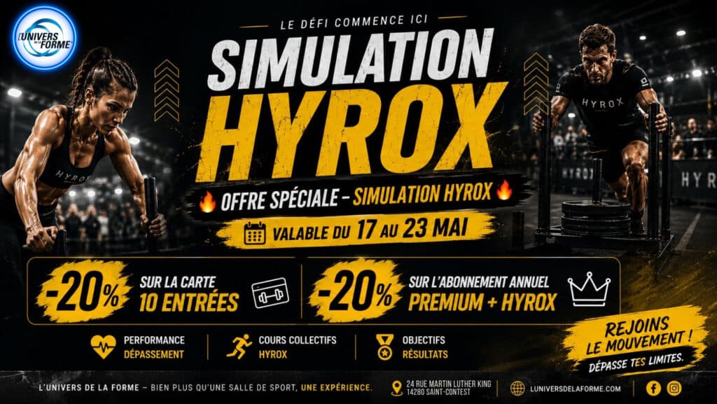 Offre Spéciale Simulation Hyrox du 17 au 23 mai