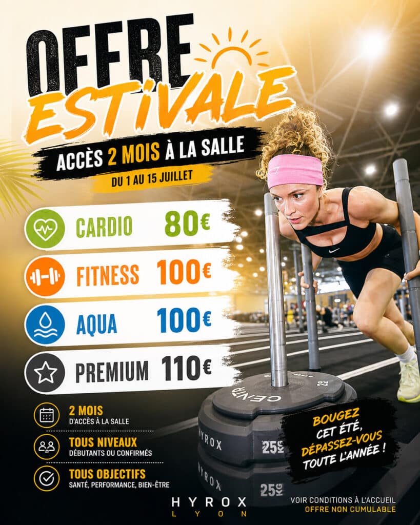 Offre Estivale 2026 du 1er au 15 juillet