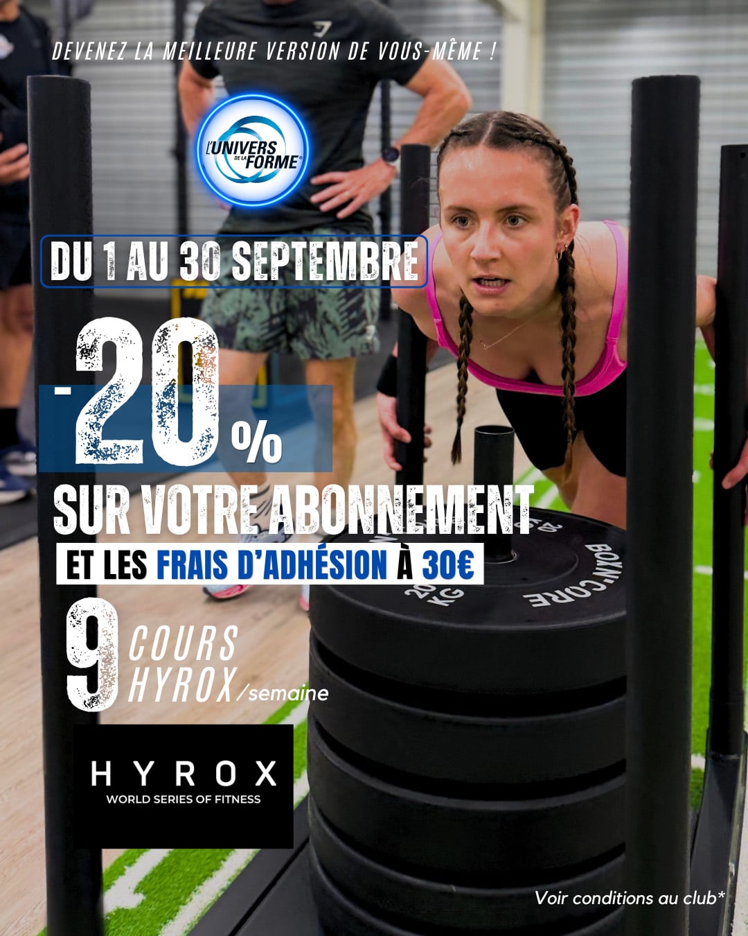 Offre de rentrée du 1er au 30 septembre 2026